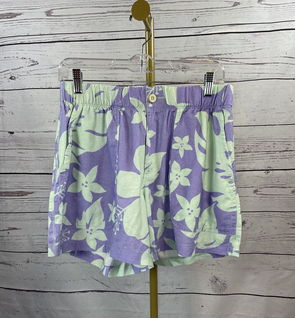 NWT Taylor Floral Shorts Baby Lilac Women’s Small Tropical Pull-On Casual